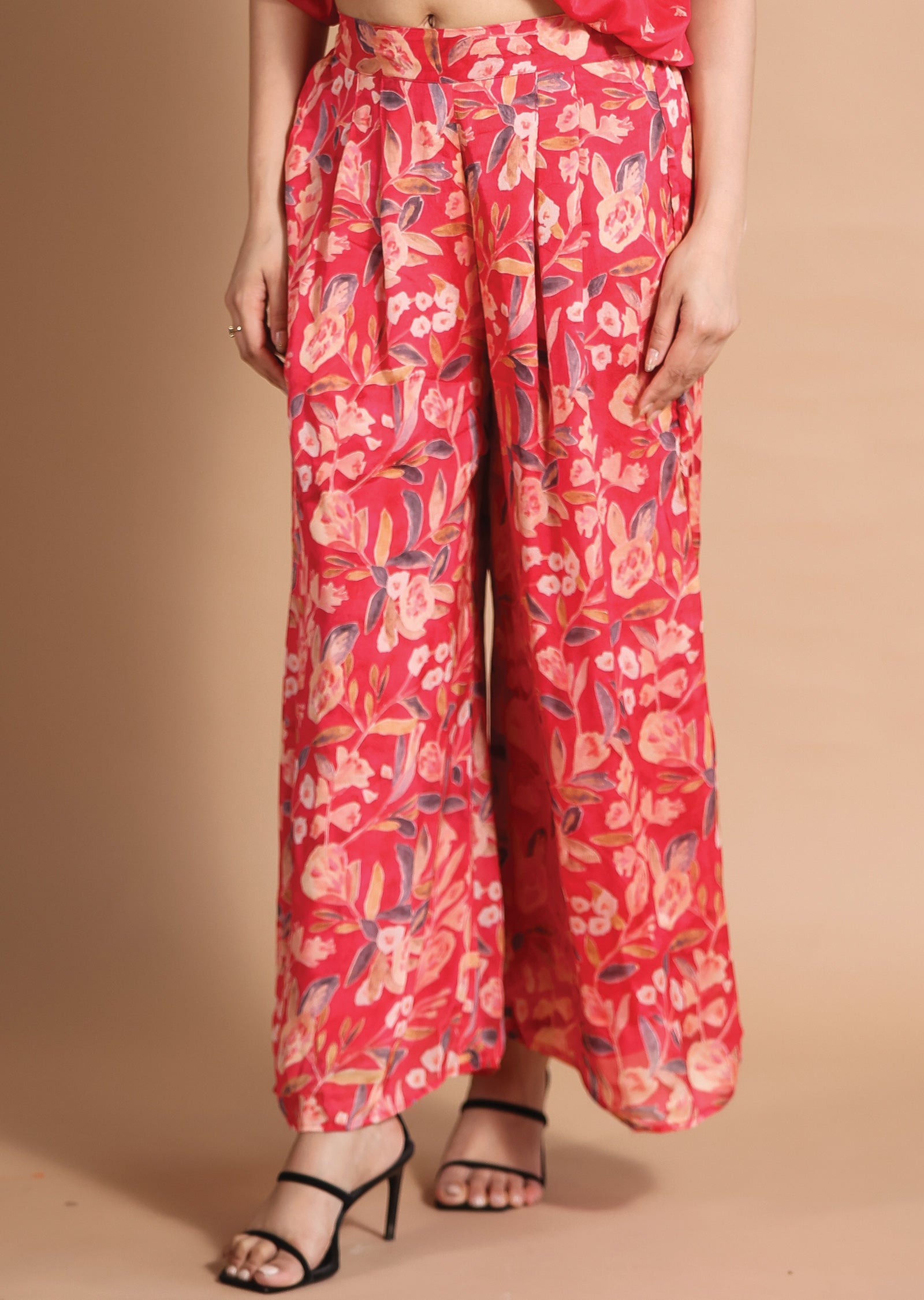 Red Chinnon Co-Ord Set