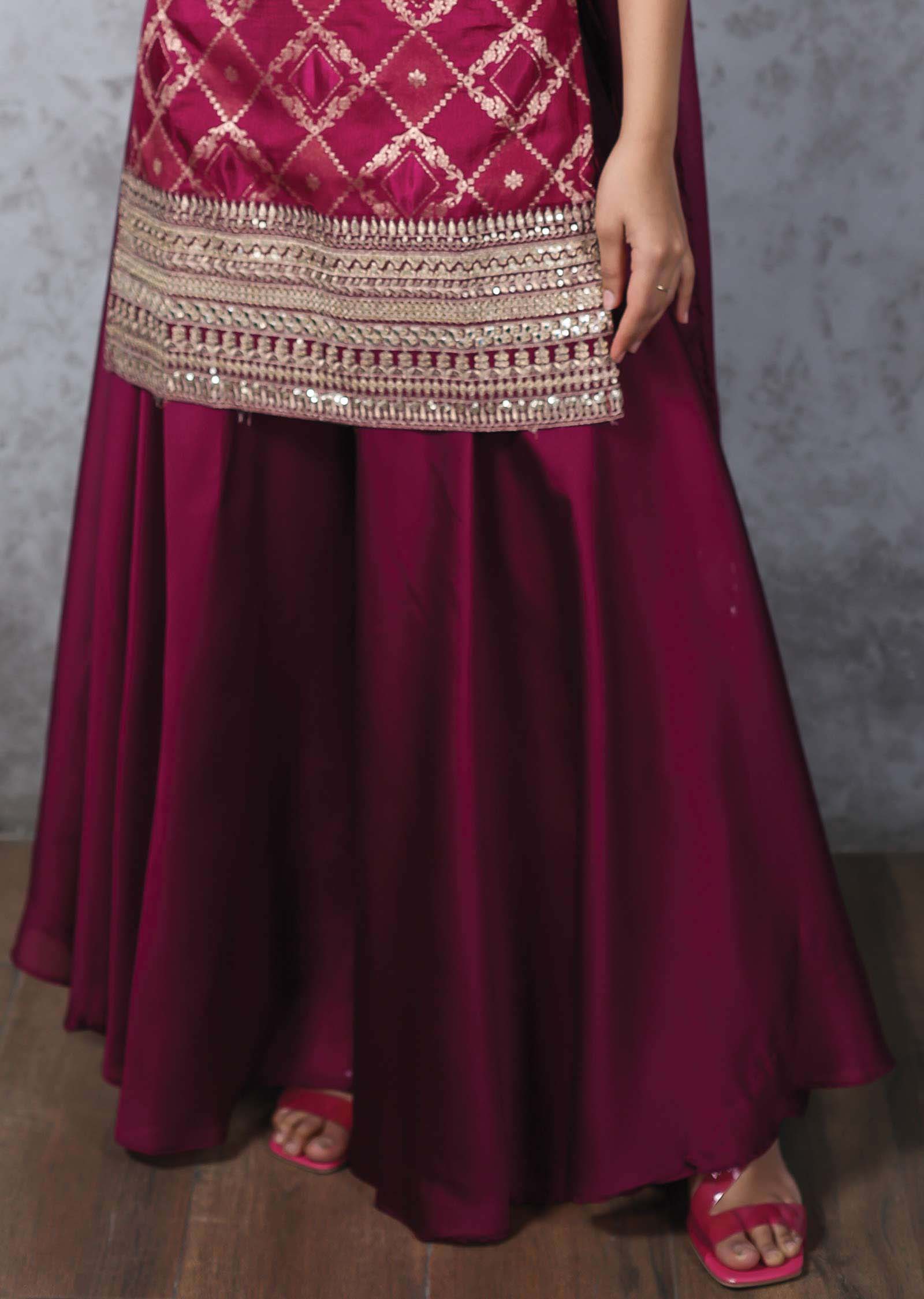 Maroon Sharara Gharara