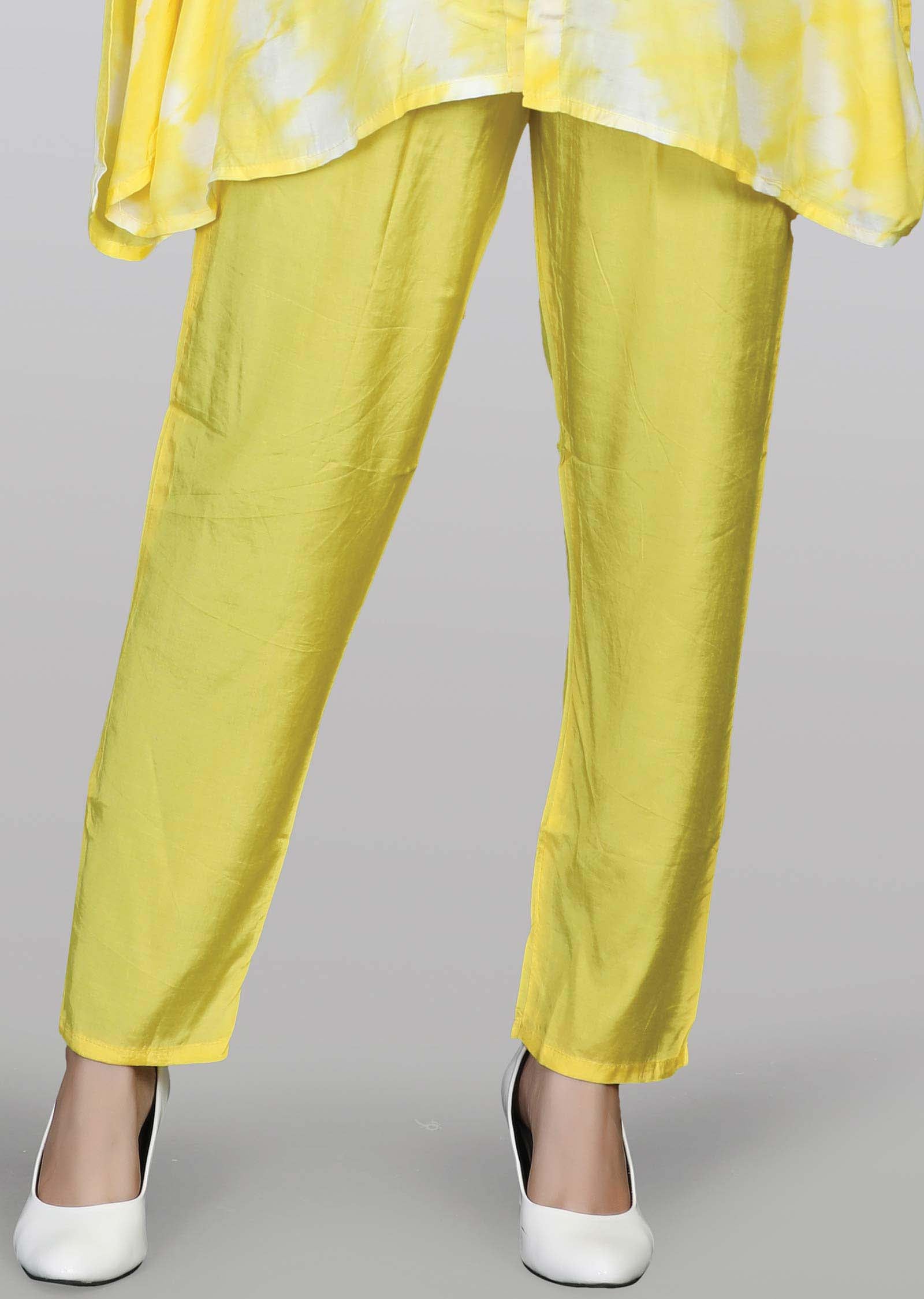 Yellow Muslin Co-Ord Set