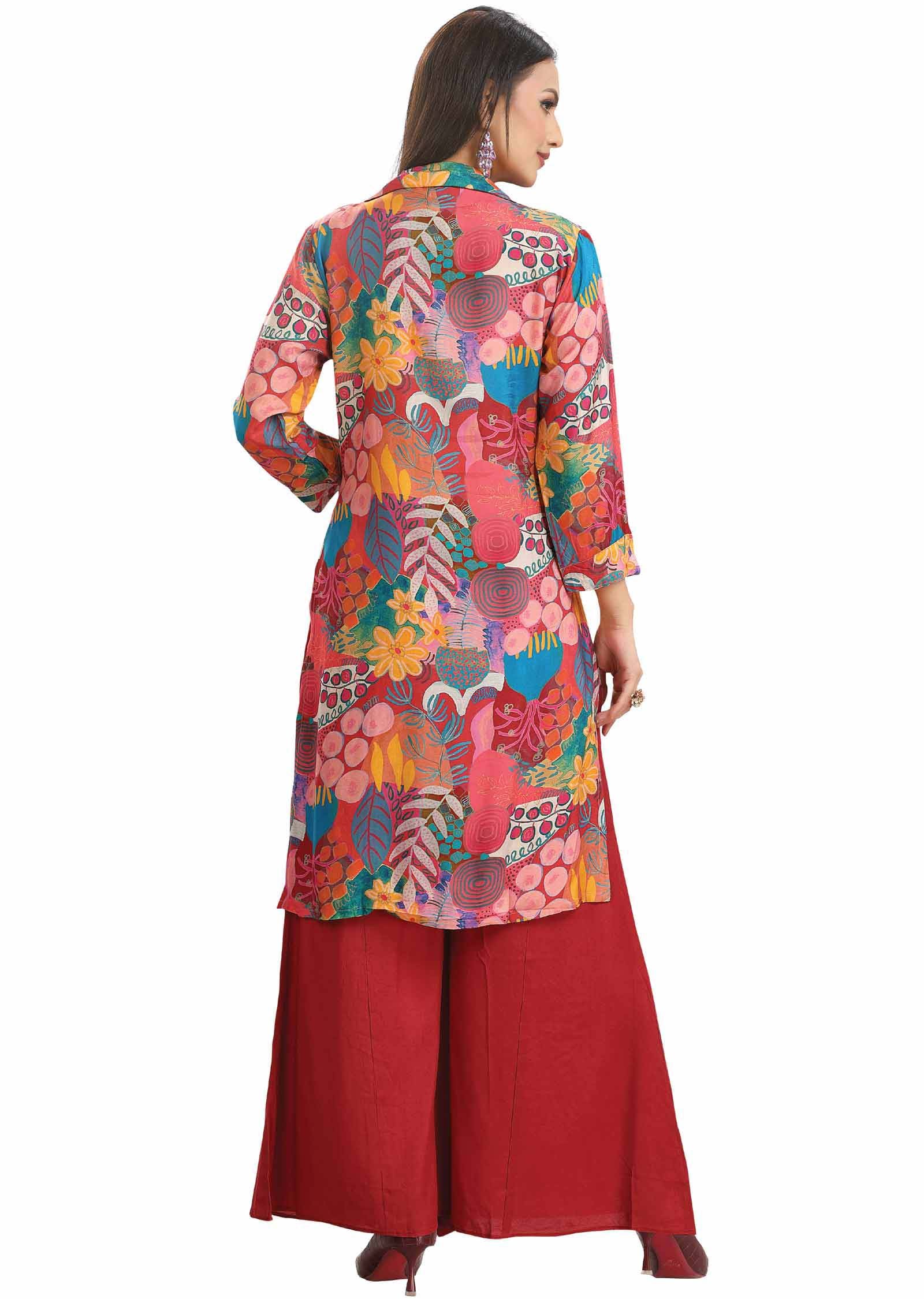 Multi Color Muslin Kurti Sets