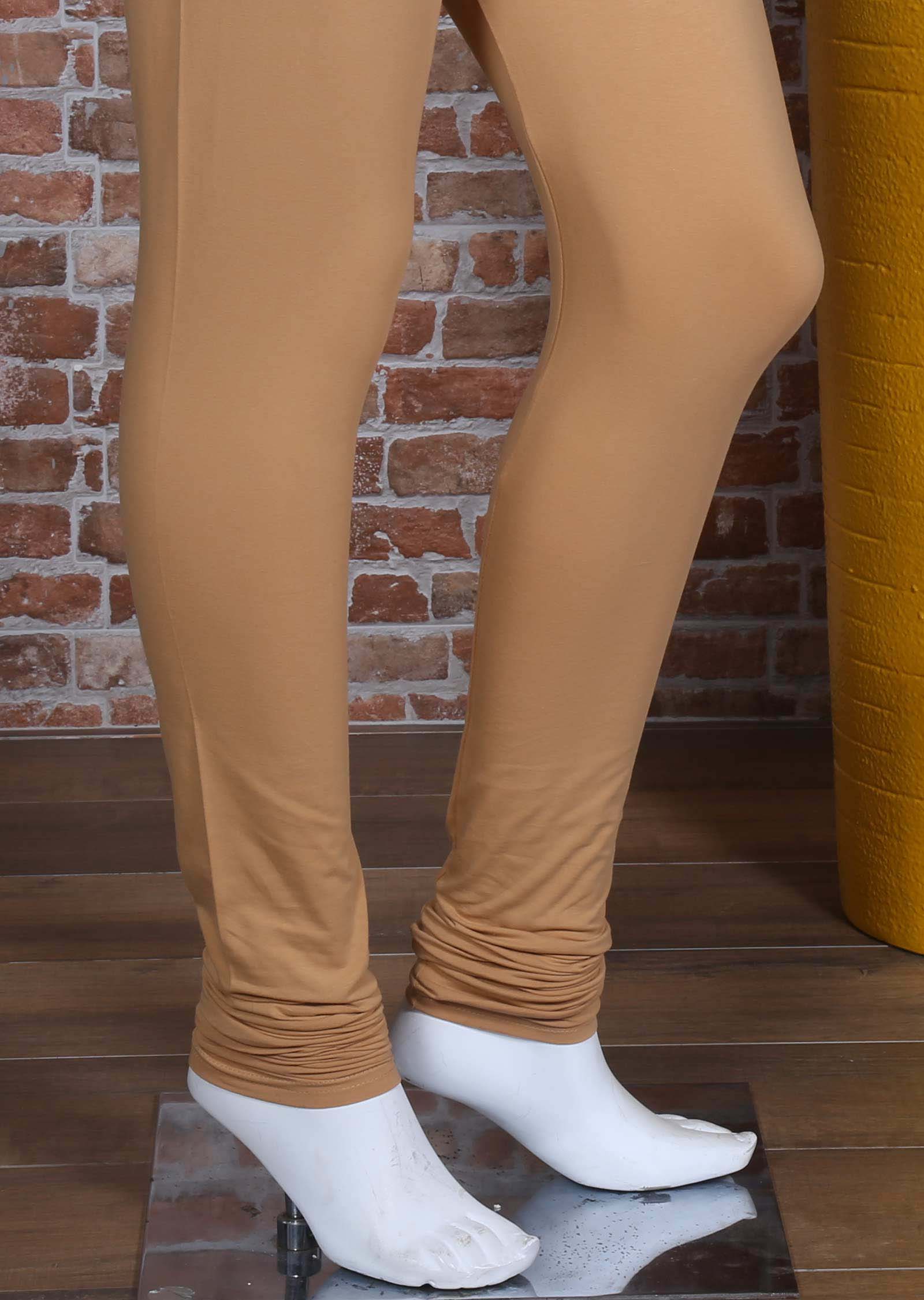 Beige Lycra leggings