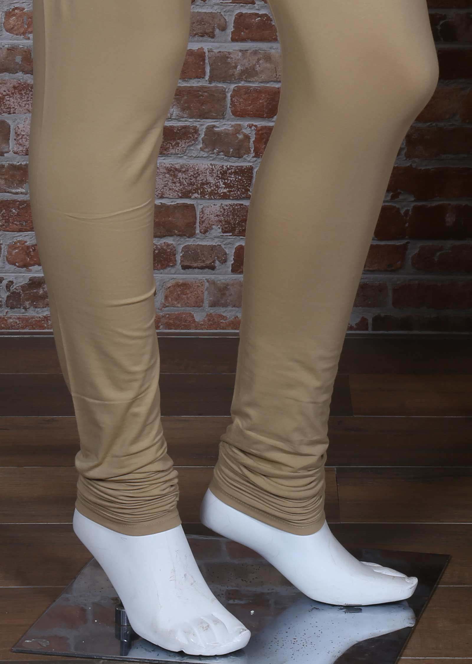 Beige Lycra leggings