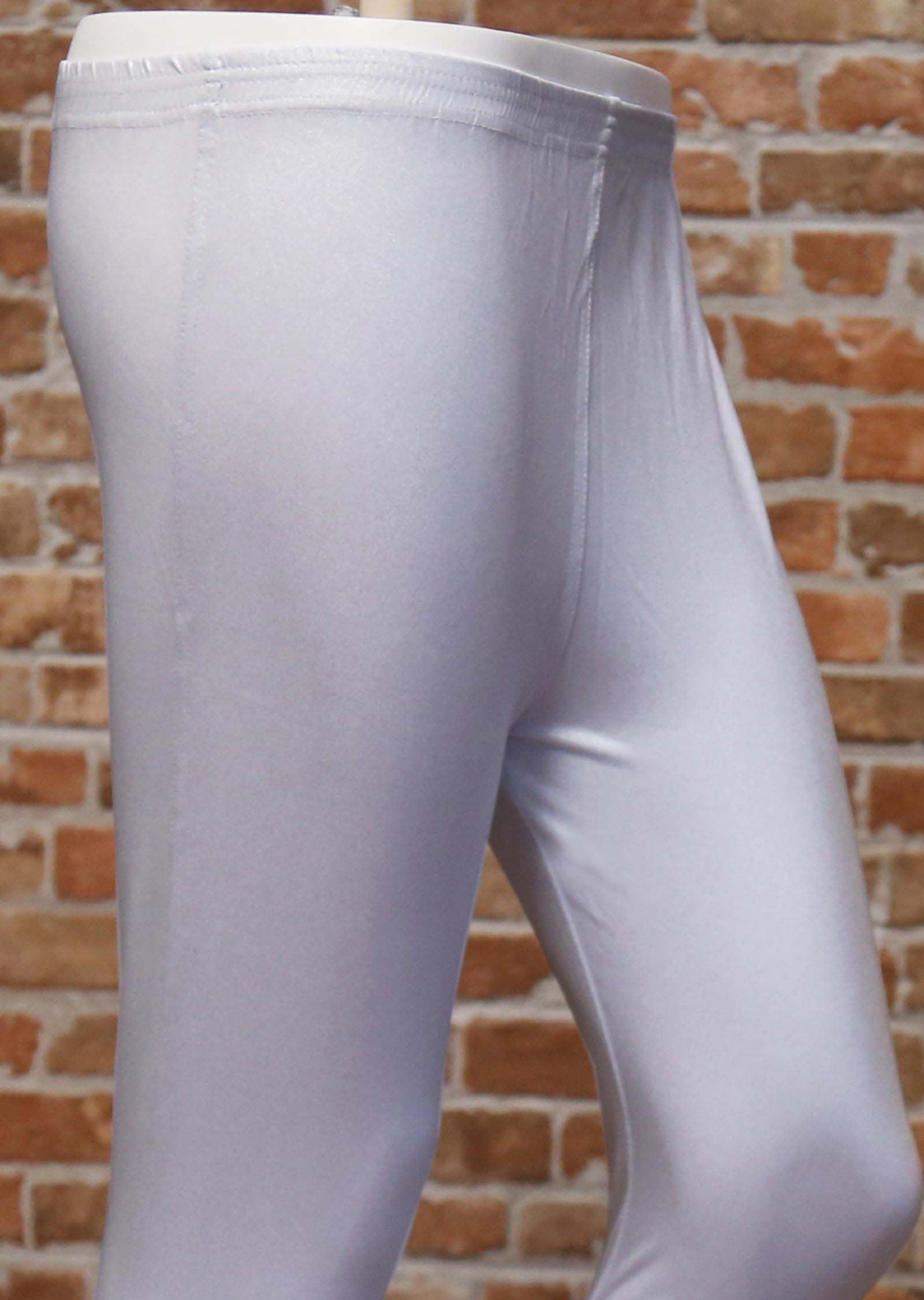 Metallic silver Shimmer leggings